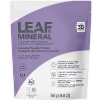 Leaf and Minderal - Laundry Packs Plum and Jasmine, 760 Gram