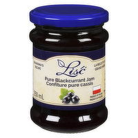 Lisc - Pure Blackcurrant Jam, 250 Millilitre