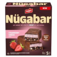 Nugabar - Strawberry Sundea Bars NS, 5 Each