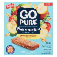 GO PURE - Bar Banana & Strawberry, 140 Gram