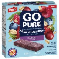 GO PURE - Fruit & Oat Bars, Fieldberry, 5 Each