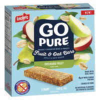 GO PURE - Fruit & Oat Bars, Orchard Fruit, 5 Each