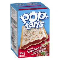 Pop Tarts - Pop-Tarts, Frosted Strawberry Flavour, 384 Gram