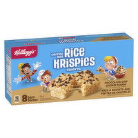 Kellogg's - Rice Krispies Squares, Chocolate Chip Cookie Dough, 8 Each