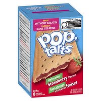 Pop Tarts - Unfrosted Strawberry Flavour, 384 Gram