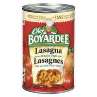 Chef Boyardee - Lasagne Pasta with Beef in Tomato Sauce, 425 Gram