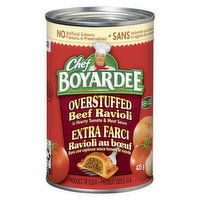 Chef Boyardee - Overstuffed Beef Ravioli in Hearty Tomato & Meat Sauce, 425 Gram