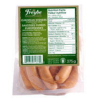 Freybe - Freybe European Smoked Wieners, 1 Each