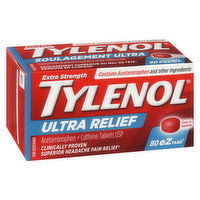 Tylenol - Ultra Relief - Extra Strength, 80 Each