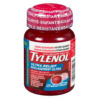 Tylenol - Ultra Relief Caplets, 120 Each