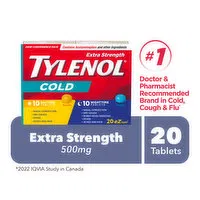 Tylenol - Cold eZtabs Extra Strength Day/Night Cool Burst