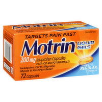 Motrin - Liquid Gels, 72 Each