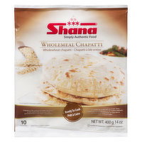 Shana - Whole Wheat Chapati, 400 Gram