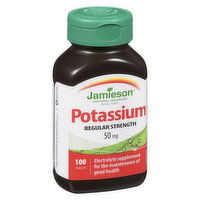 Jamieson - Potassium 50mg, 100 Each