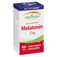 Jamieson - Melatonin 3mg, 100 Each