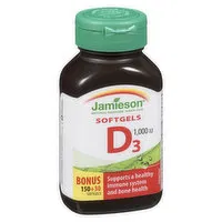 Jamieson - Premium Vitamin D 1000 IU 25mcg, 180 Each