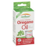 Jamieson - Extra Strength Oregano Oil with Vitamin E, 25 Millilitre