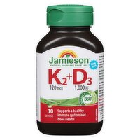 Jamieson - Vitamin K2 & Vitamin D3, 30 Each