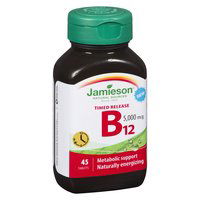 Jamieson - Vitamin B12 5000 mcg, 45 Each