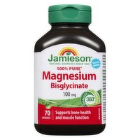 Jamieson - Magnesium Bisglycinate 100 mg, 70 Each