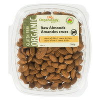 Organically yours - Raw Almonds, 200 Gram