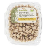 Organically yours - Cali Pistachios Roasted Salted, 200 Gram