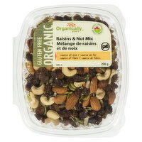 Organically yours - Raisin Nut Mix, 200 Gram