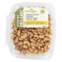 Organically yours - Roasted Salted Cashews, 200 Gram