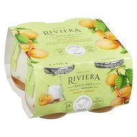 Riviera - Yogurt Apricot Petit Pot, 4 Each