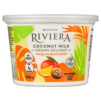 Riviera - Coconut Milk Delight Mango & Passionfruit, 500 Gram