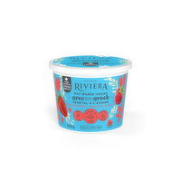 Riviera - Greek Style Began Yogurt Delight Strwbry Raspberry, 500 Gram