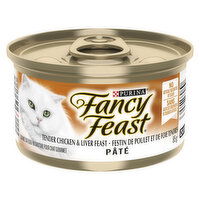 Fancy Feast - Wet Cat Food, Pate Tender Liver & Chicken, 85 Gram