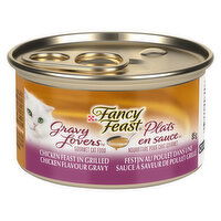 Fancy Feast Gravy Lovers - Fancy Feast Wet Cat Food, Gravy Lovers Chicken Feast in Grilled Chicken Flavour Gravy, 85 Gram