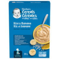 Gerber - Baby Cereal - Rice & Banana, 227 Gram