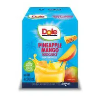 Dole - Pineapple Mango Juice, 4 Each