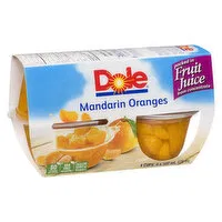 Dole - Mandarin Oranges in Fruit Juice, 4 Each