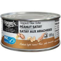 Ocean's - Flaked Light Tuna, Peanut Satay, 85 Gram