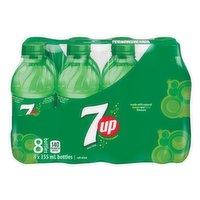 7UP - 355mL Bottles, 8 Each