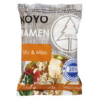 Koyo Ramen - Ramen Tofu and Miso Reduced Sodium, 60 Gram