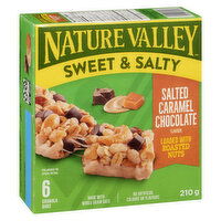 NATURE VALLEY - Sweet & Salty Granola Bars, Salted Caramel Chocolate flavour