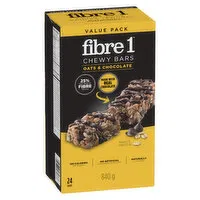 Fibre 1 - Chewy Bars, Oats & Chocolate Value Pack, 24 Each