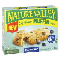 Nature Valley - Soft Baked Muffin Bars, Blueberry, 5 Each