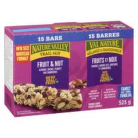 NATURE VALLEY - Sweet and Salty Peanut Granola Bars,15 Bars.