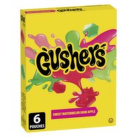 Betty Crocer - Fruit Gusher's Sweet Watermelon on Sour Apple, 6 Pouches, 138 Gram