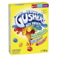 Fruit Gushers - Variety Pack, 6 Each