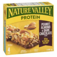 NATURE VALLEY - Protein Chewy Bars - Peanut Almond & Dark Choc, 4 Each