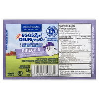 Naturegg - Omega 3 Boiled & Peeled Eggs, 2 Each