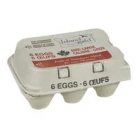 Island Gold - Large White Eggs, 6 Each