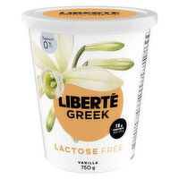 Liberte - Greek Yogurt Vanilla Lactose Free 0% M.F.