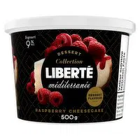 Liberte - Mediterranee Rasperry Cheesecake Yogurt,500g.